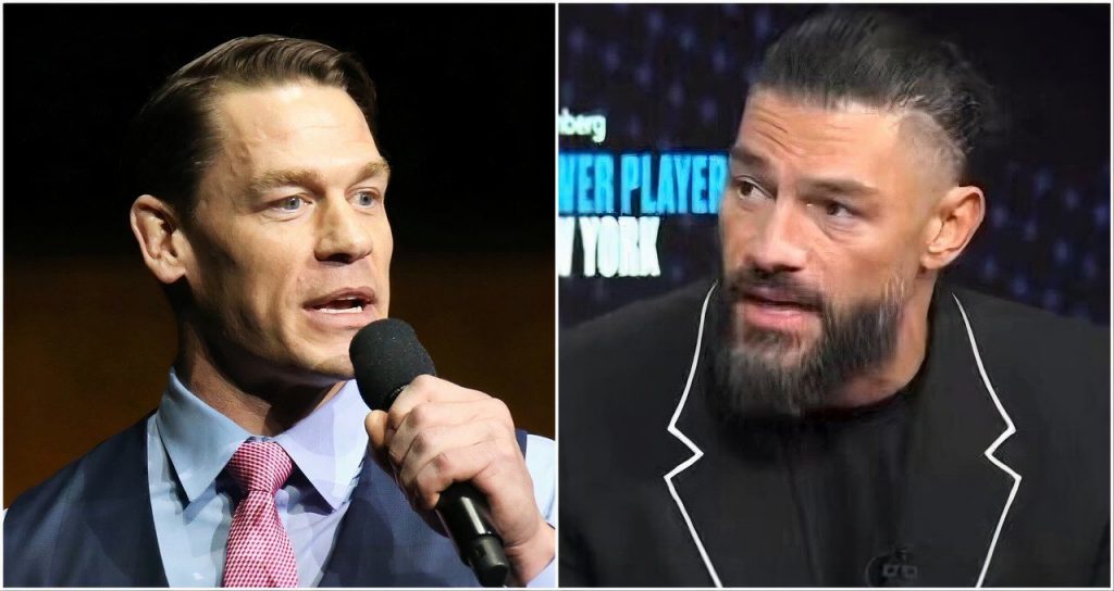 Roman Reigns Reacts to John Cena Calling him the WWE GOAT Roman Reigns Reacts to John Cena Calling him the WWE GOAT