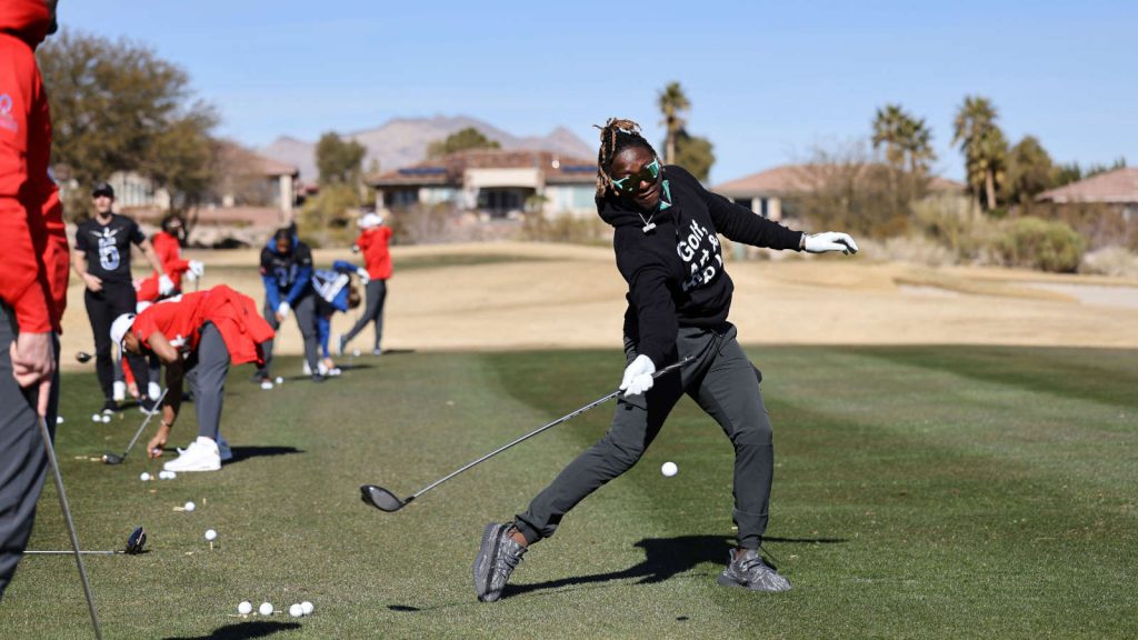 WATCH: Is Snappy Gilmore the world’s best one-handed striker of a golf ball? WATCH: Is Snappy Gilmore the world’s best one-handed striker of a golf ball?