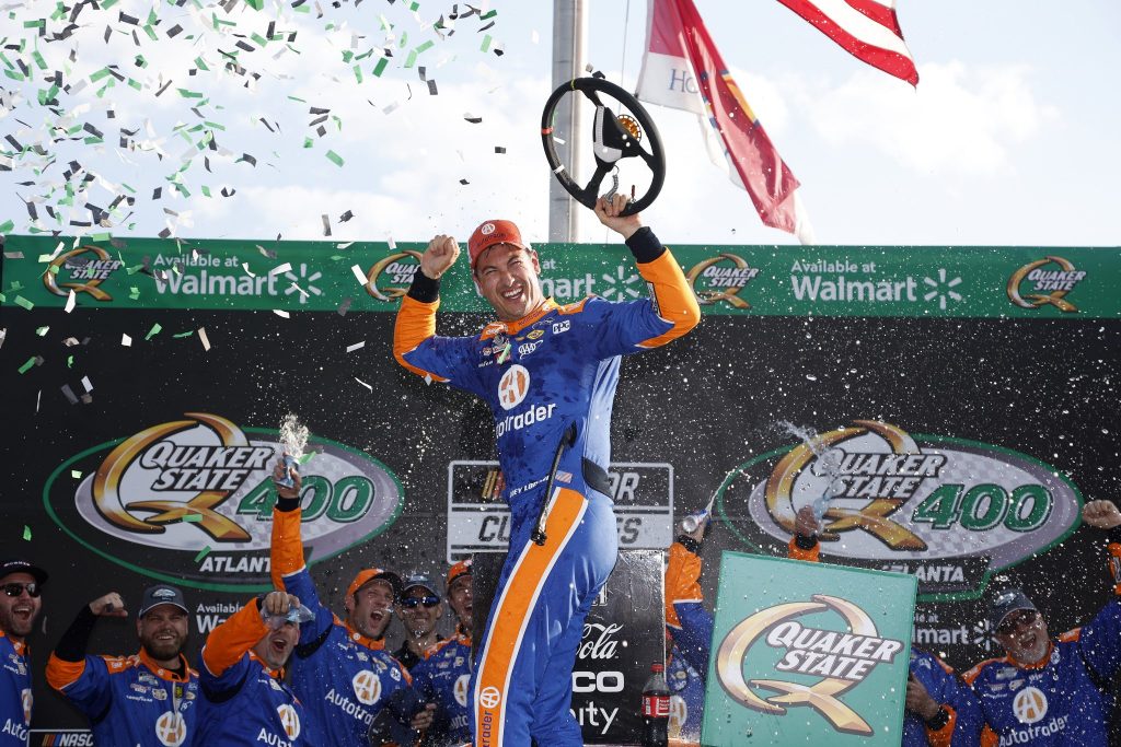 Joey Logano in the Next Round with a Dramatic NASCAR Cup Series Victory at Atlanta