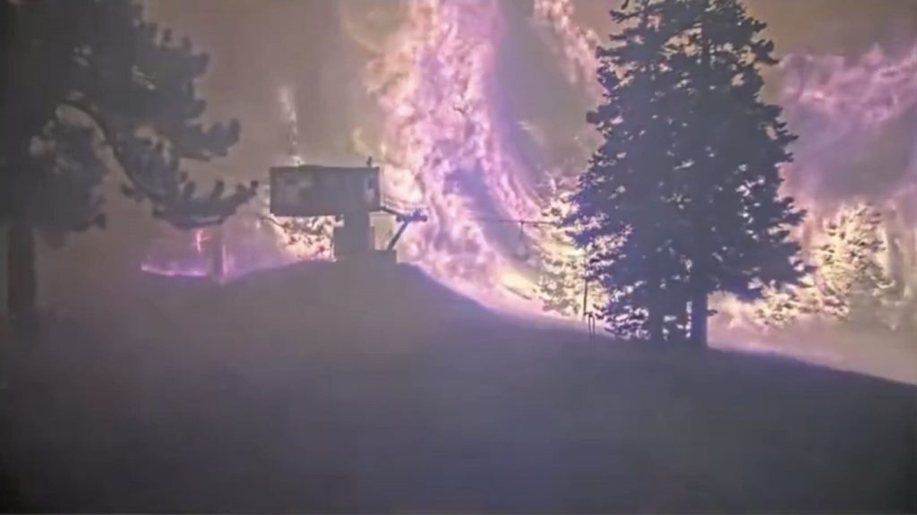 Wildfire Reaches California’s Mountain High Resort