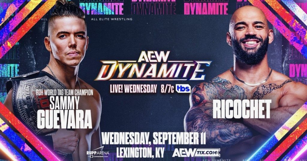 Ricochet vs. Sammy Guevara, TNT Title Match Added To 9/11 AEW Dynamite