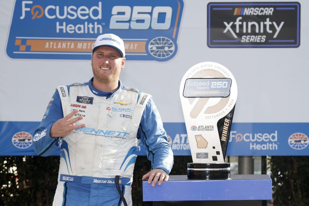 Austin Hill Wins Again at Atlanta in the NASCAR Xfinity Series for the Sweep
