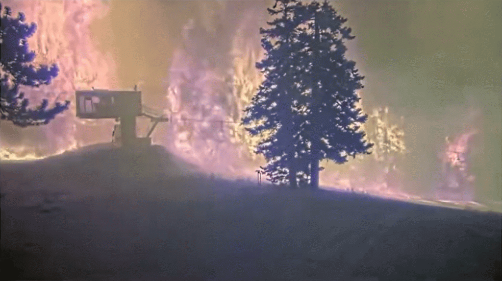 Fire Reaches Mountain High; Resorts Threatened Across the West Fire Reaches Mountain High; Resorts Threatened Across the West