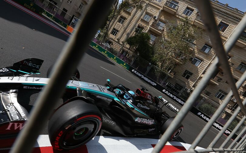 FP3: Russell pipped Leclerc to lead interrupted final practice at Baku FP3: Russell pipped Leclerc to lead interrupted final practice at Baku
