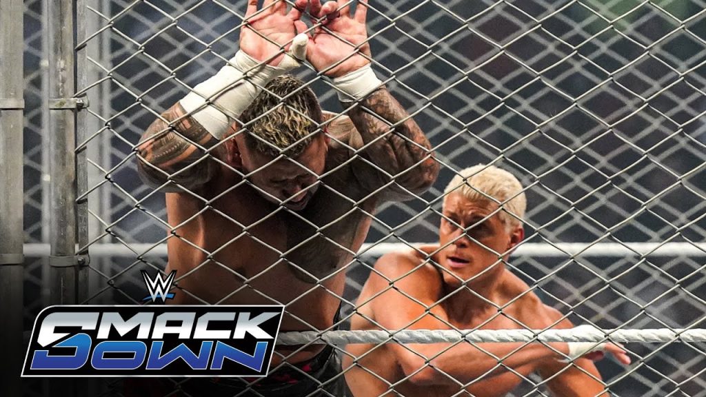 Full Steel Cage Title Match – WWE SmackDown: Cody Rhodes vs. Solo Sikoa