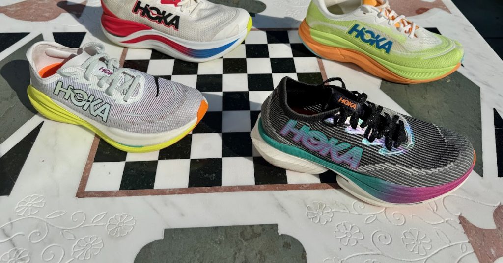 Hoka 2024 Max Cushion Trainer/Racer Reviews and Comparisons :  Skyflow, Skyward X , Mach X 2, and Cielo X 1