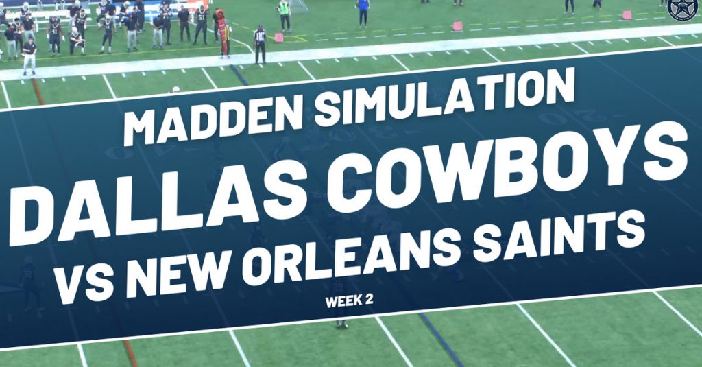 Madden simulation predicts Cowboys to lose high-scoring game against Saints Madden simulation predicts Cowboys to lose high-scoring game against Saints