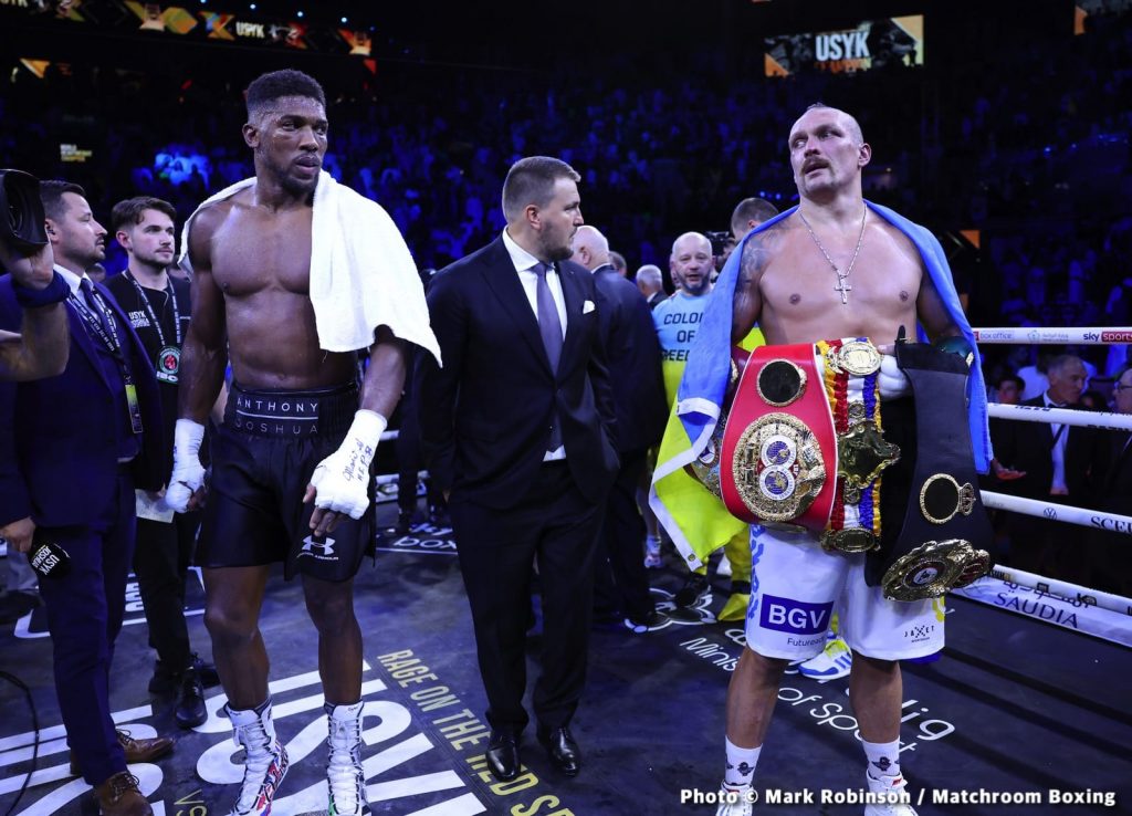 Anthony Joshua Eager To Fight Usyk Or Fury “Once I Get Past Dubois”