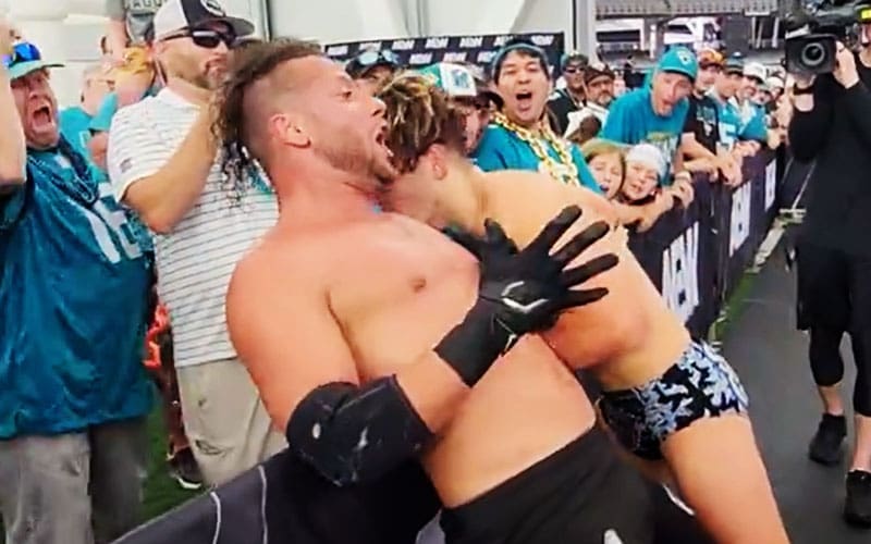 Outcome of Pre-Jaguars Game AEW Match Revealed Outcome of Pre-Jaguars Game AEW Match Revealed