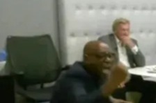 Arsenal fans love Ian Wright’s celebration of Gabriel winner right in front of Tottenham legend Glenn Hoddle