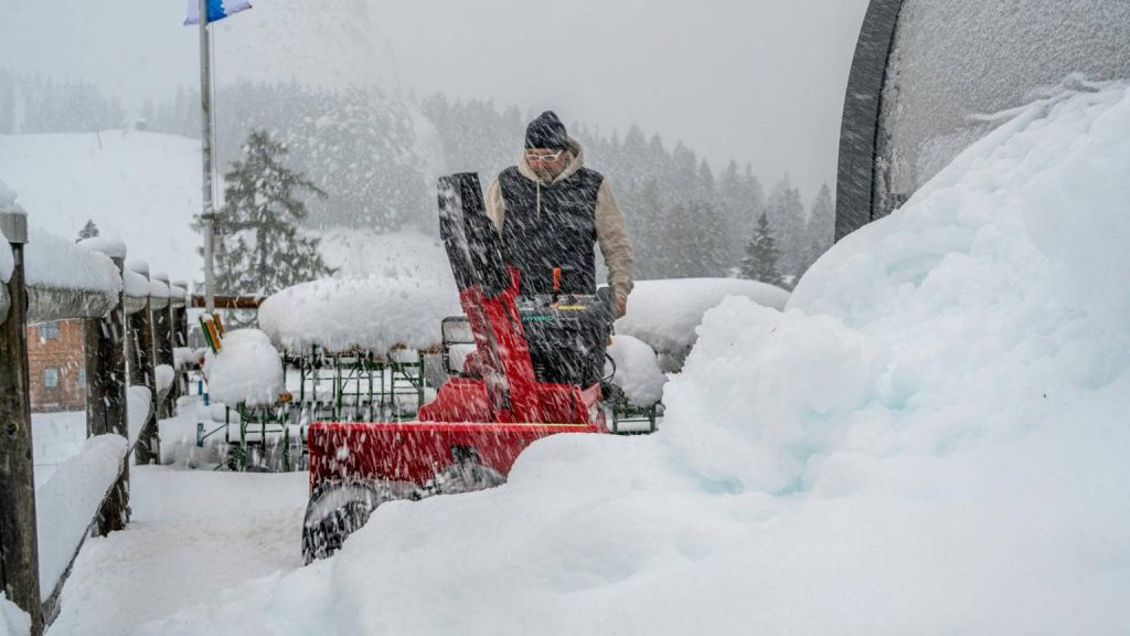 European Skiers Catch Powder Turns Amid Massive, Unseasonal Storm