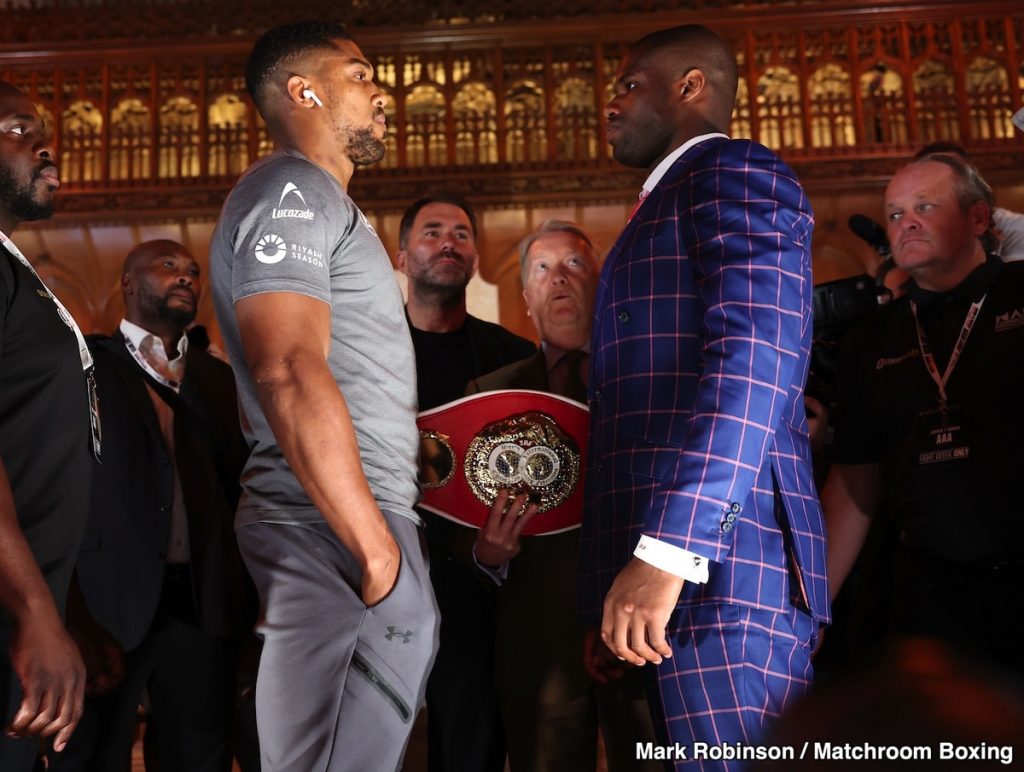 Boxing Tonight: Joshua vs. Dubois Live Results