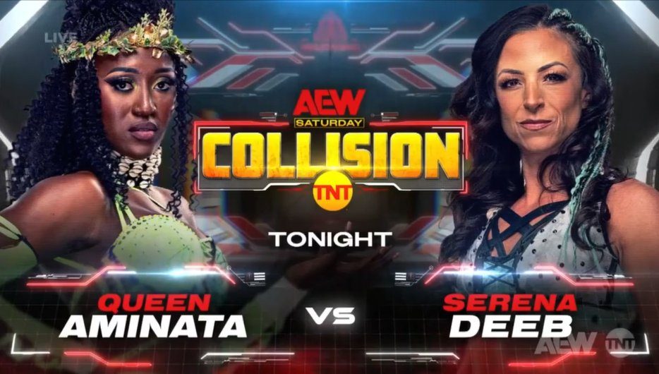 Serena Deeb Battles Queen Aminata; Saraya’s Rules Match Explained Serena Deeb Battles Queen Aminata; Saraya’s Rules Match Explained