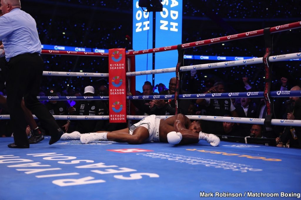 Thomas Hauser Concerned With Anthony Joshua’s Brain Health