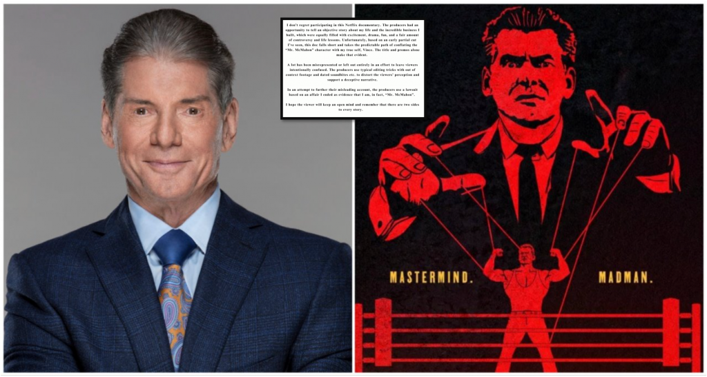 Vince McMahon Releases Statement About Netflix Documentary