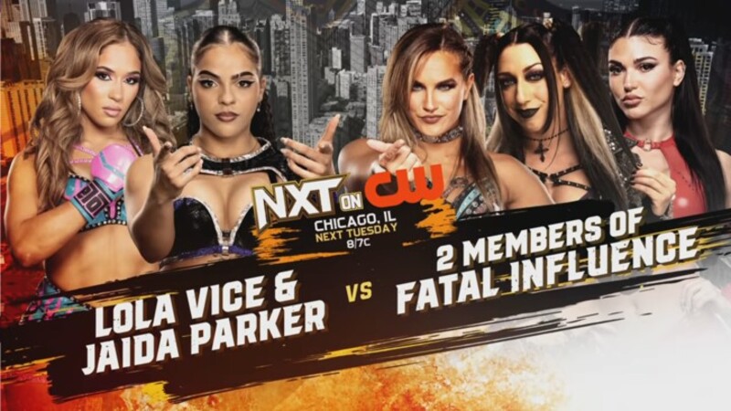 Lola Vice And Jaida Parker vs. Fatal Influence Added To 10/1 WWE NXT