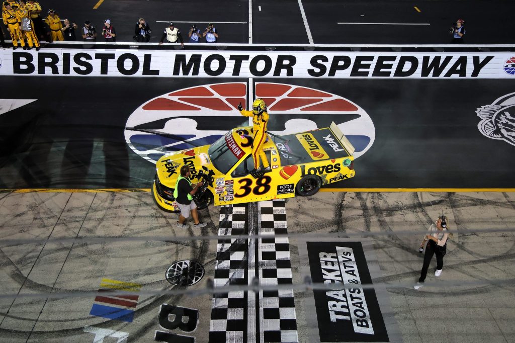 Layne Riggs Wins the Second-Straight NASCAR Truck Series Playoff Race at Bristol