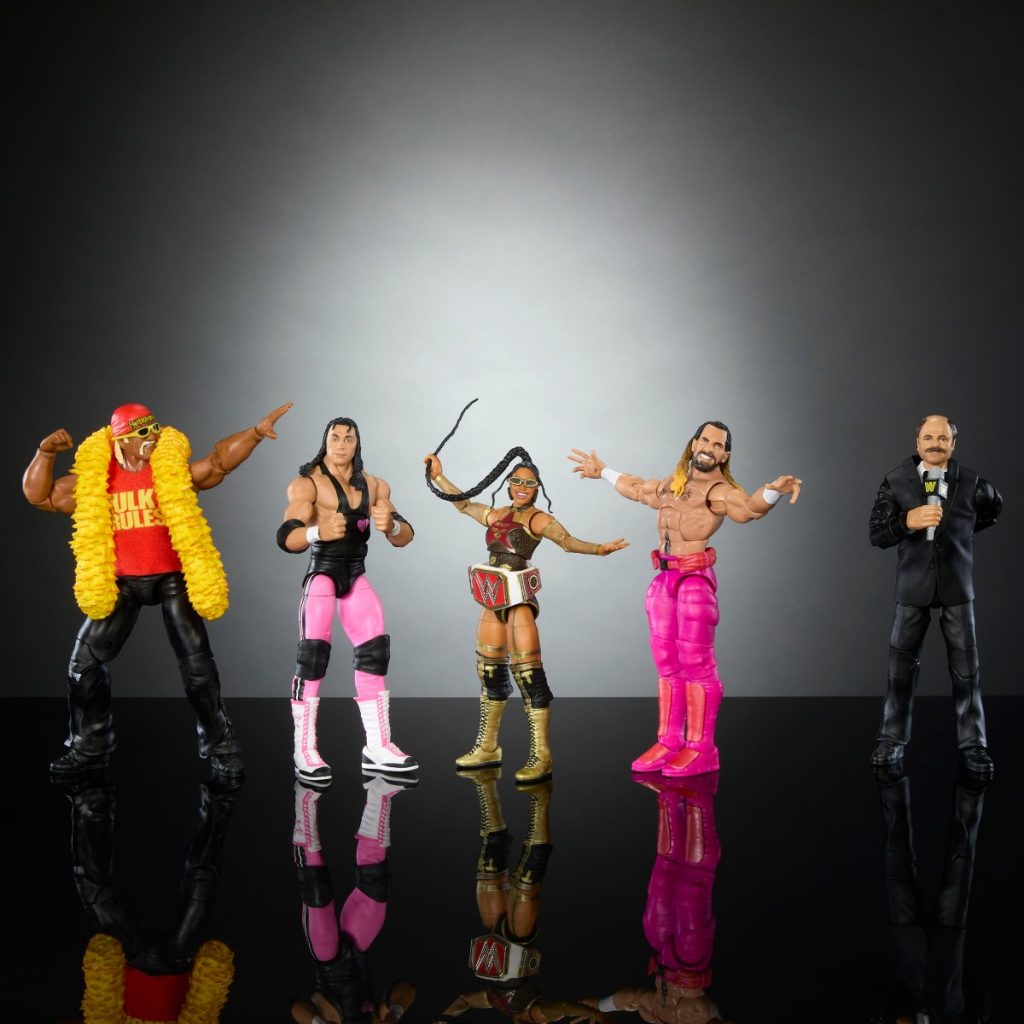 Photos: WWE Elite WrestleMania 2025 w/ Bret Hart, Bianca Belair, Hulk Hogan, Seth Rollins & Howard Finkel