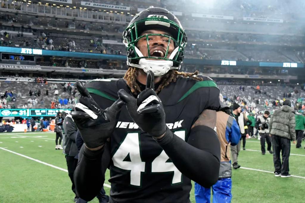 Jets’ Jamien Sherwood likely to start again in place of injured C.J. Mosley
