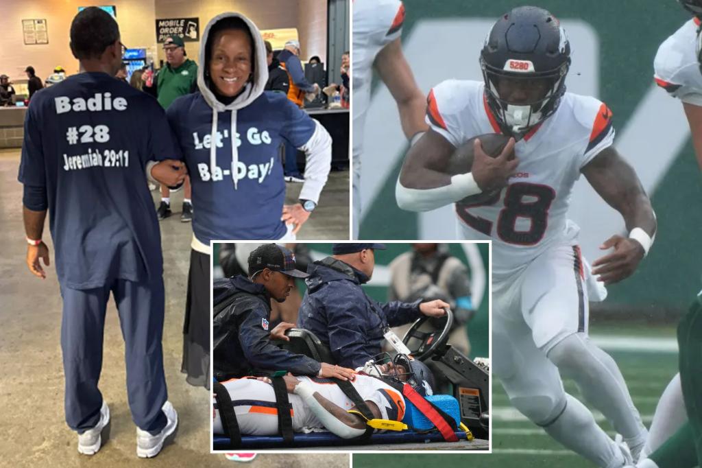 Mom of Broncos’ Tyler Badie speaks out after running back’s horrifying collapse