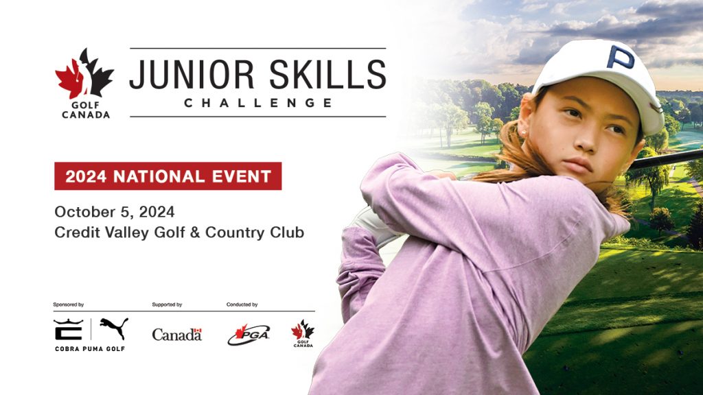 Golf Canada’s 2024 Junior Skills Challenge National Event heads to Credit Valley Golf & Country Club