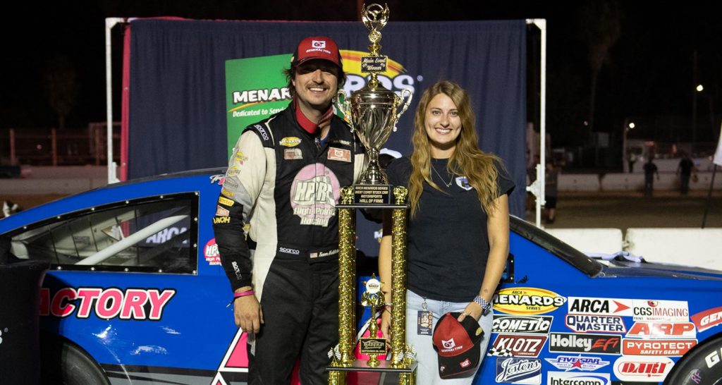 Trevor Huddleston Wins the ARCA West Series Thriller at Madera Speedway