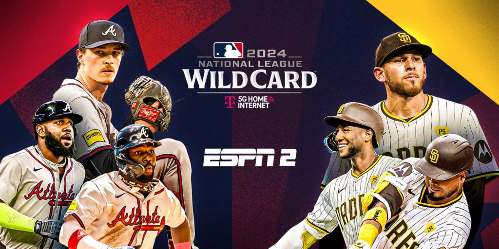 Braves-Padres NL Wild Card Series Game 2 (Wed., 8:30 ET, ESPN2) Braves-Padres NL Wild Card Series Game 2 (Wed., 8:30 ET, ESPN2)