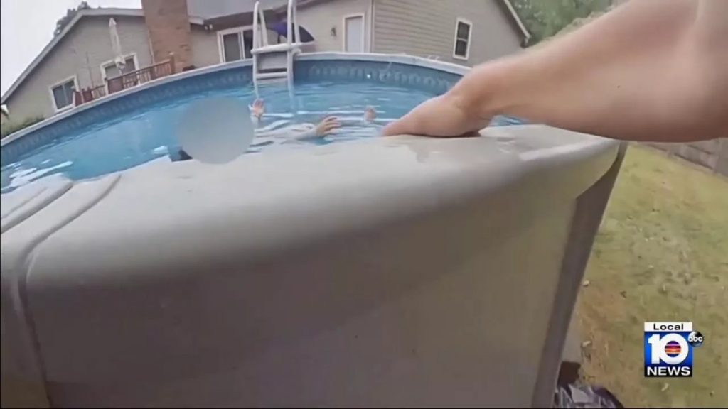Police Officer Rescues Autistic Child From Pool | WPLG Local 10