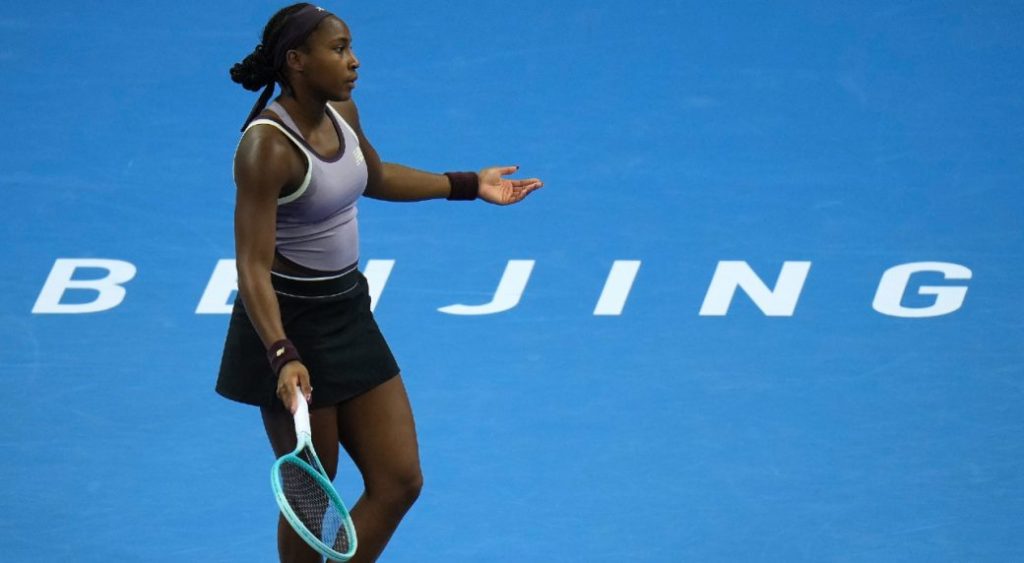 Gauff rallies against qualifier to reach China Open semis against Badosa
