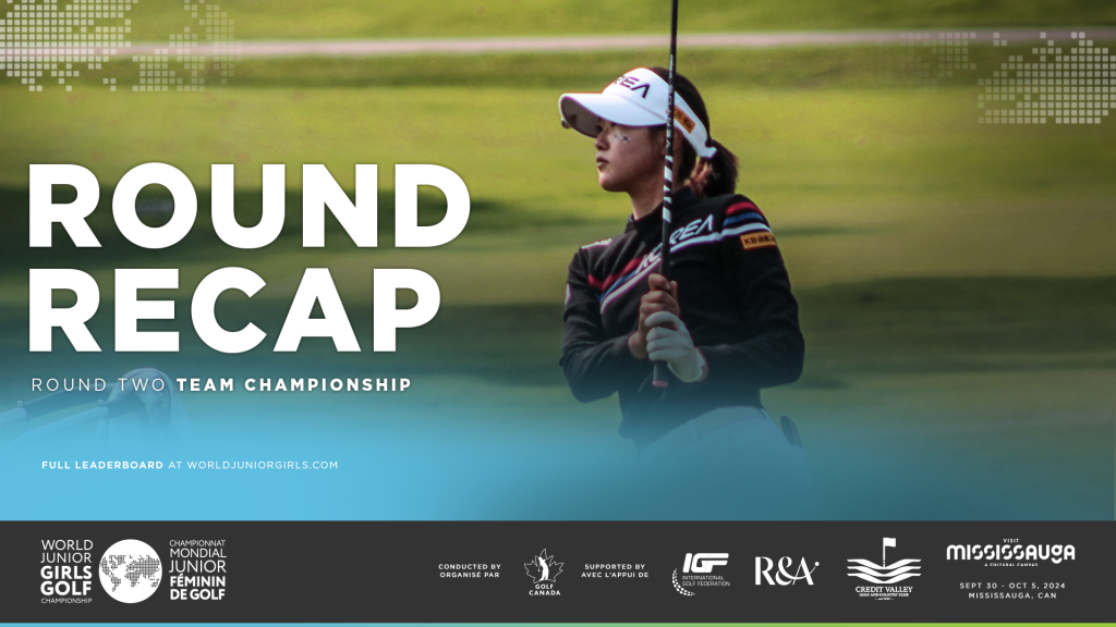 Republic of Korea leads Canada by four following second round of the 2024 World Junior Girls Golf Championship