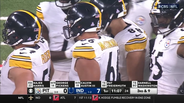 Rookie Report – Week 4 – Steelers Vs. Colts
