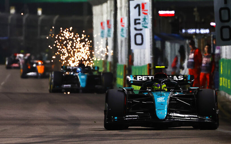 Hamilton defends Mercedes for bold strategy at the Singapore Grand Prix Hamilton defends Mercedes for bold strategy at the Singapore Grand Prix