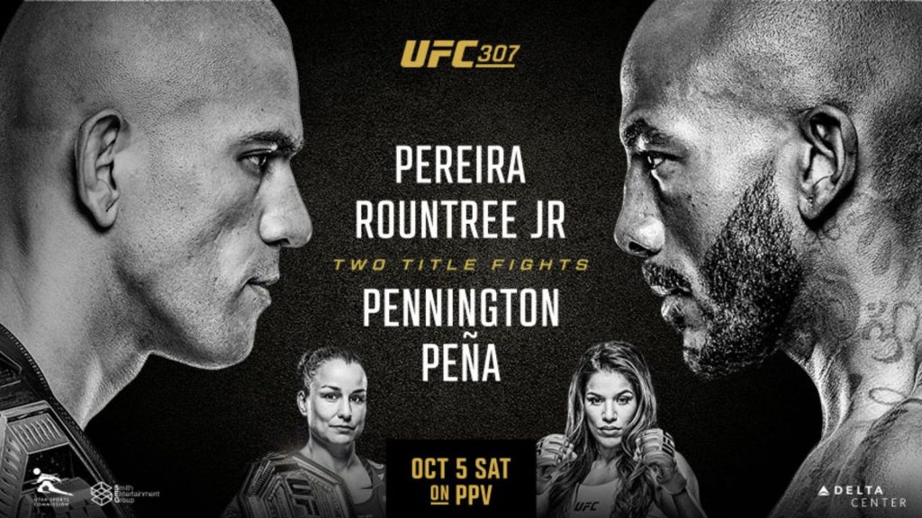 UFC 307: Pereira vs. Rountree Jr Results