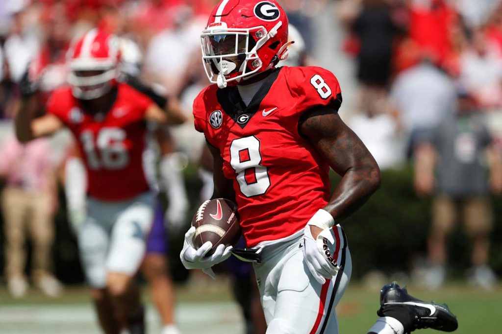 Georgia football wide receiver arrested on battery, assault on unborn child charges