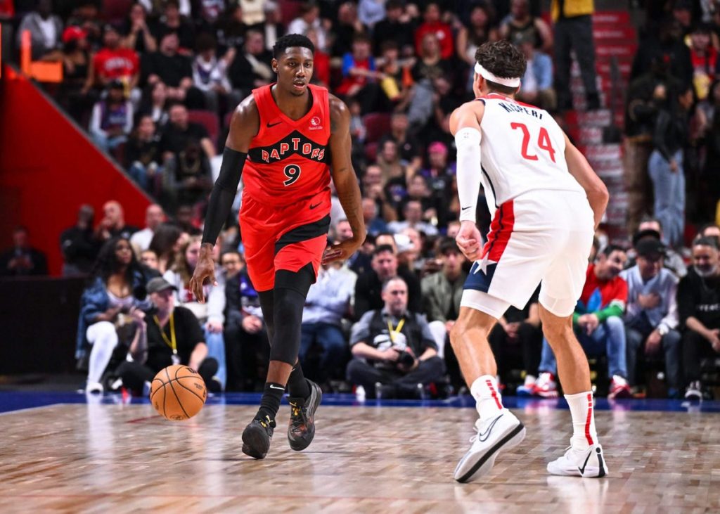 Raptors' RJ Barrett to miss rest of preseason with shoulder injury