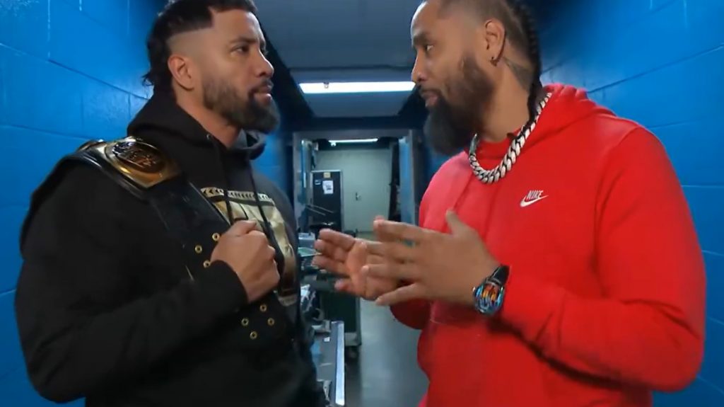 Jey Uso Rejects Twin Brother Jimmy's Attempt To Mend Fences Backstage On WWE Raw
