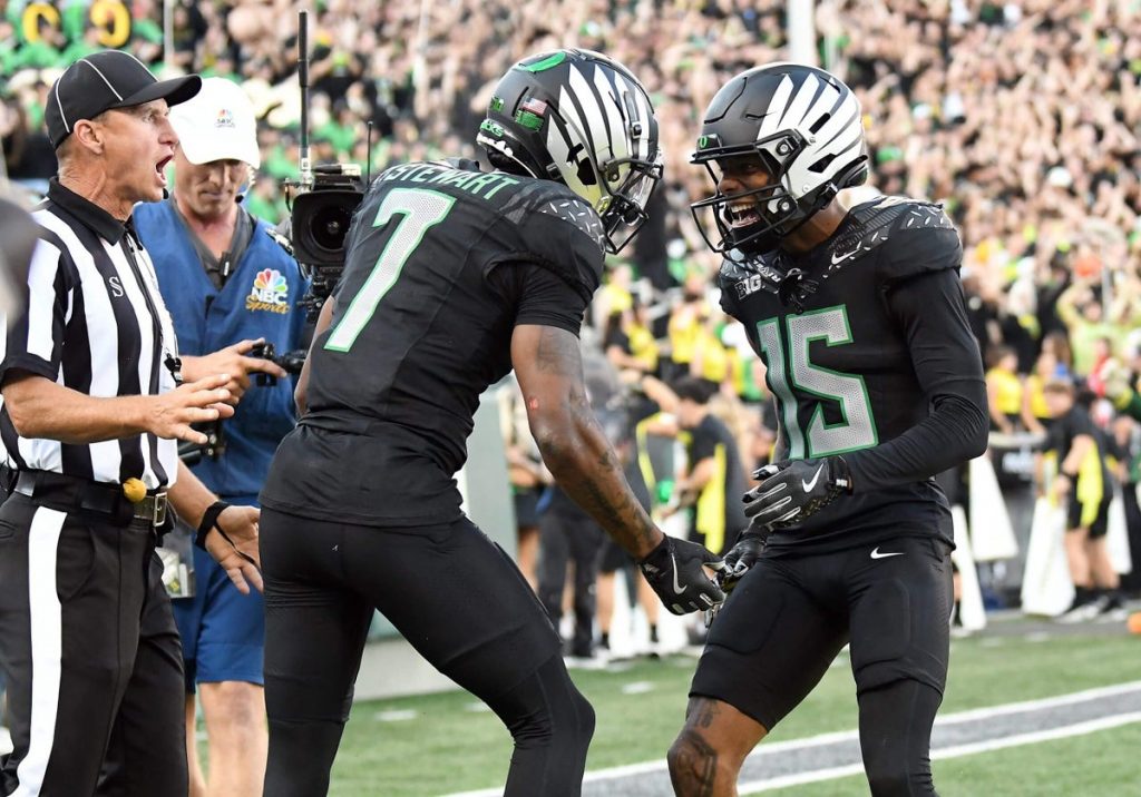 How did Evan Stewart, other 2025 NFL Draft prospects fare in Ohio State-Oregon game?