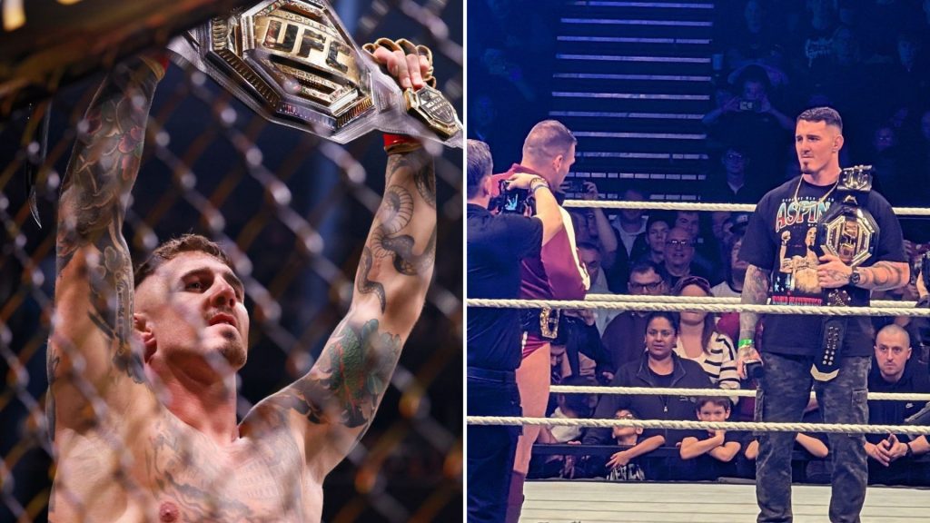 ‘Switching over’ – UFC champ Tom Aspinall eyes WWE move after retiring from MMA in big career change as Jon Jones looms