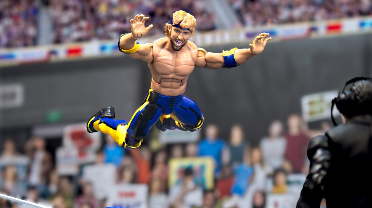 Logan Paul’s Dive on KSI in a Prime Bottle in Figure Photography