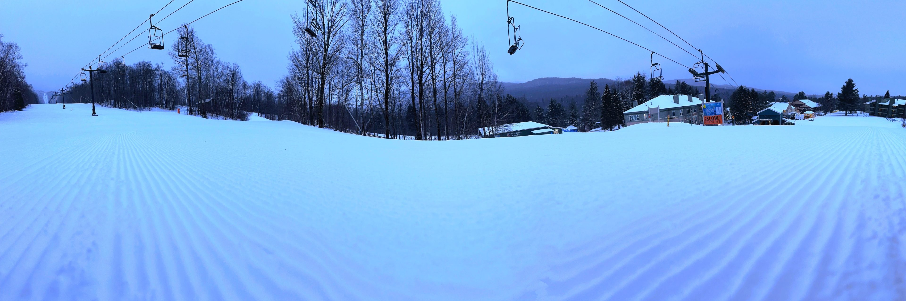 117 acres of freshly groomed terrain