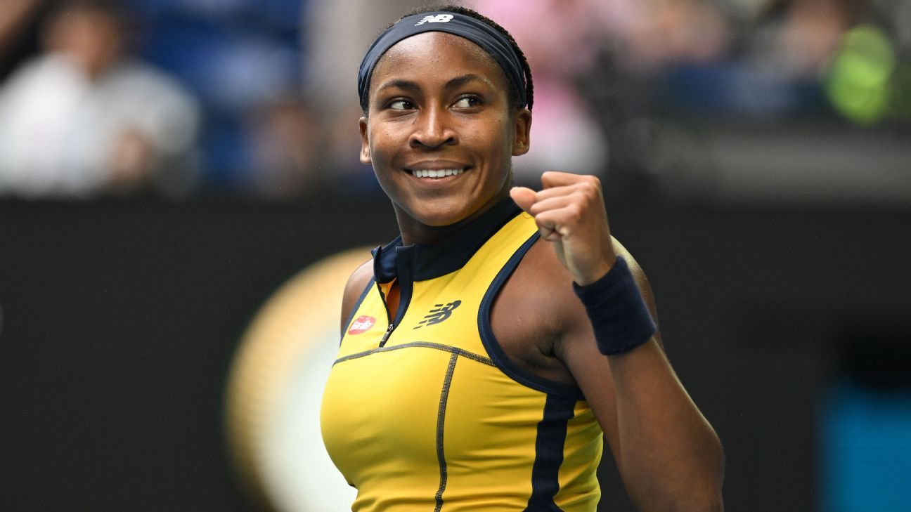 Gauff eases past Frech to gain Aussie quarters Gauff eases past Frech to gain Aussie quarters