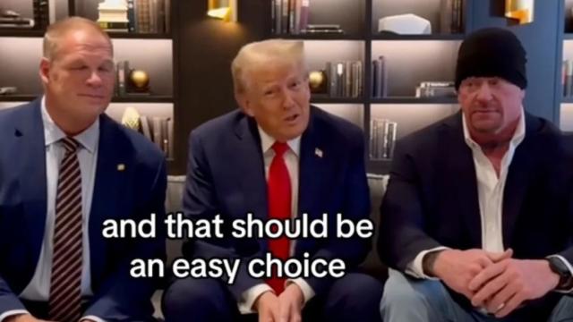 Kane and Undertaker appear in video with Donald Trump responding to Dave Bautista skit on Jimmy Kimmel Live