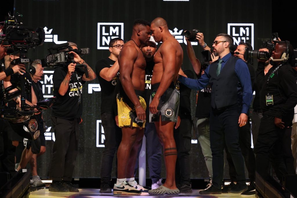 FULL WEIGH-IN RESULTS FOR PFL ‘BATTLE OF THE GIANTS’ FULL WEIGH-IN RESULTS FOR PFL ‘BATTLE OF THE GIANTS’