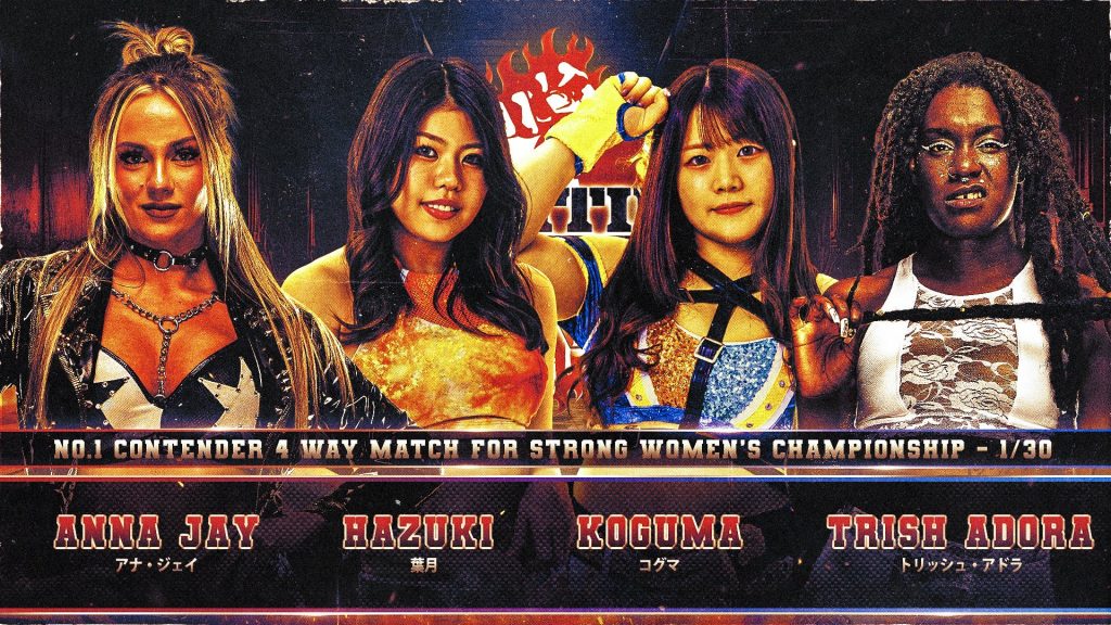 Four Way Match Made For NJPW STRONG Women’s Title Number One Contender