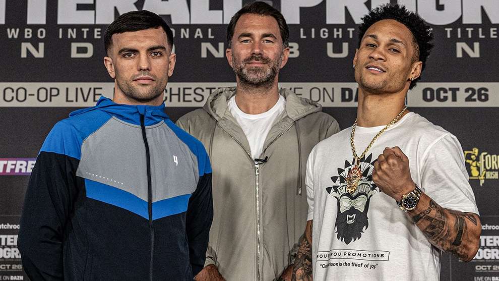 Prograis plays old recording of Catterall’s manager saying he’d ‘flatten’ Catterall