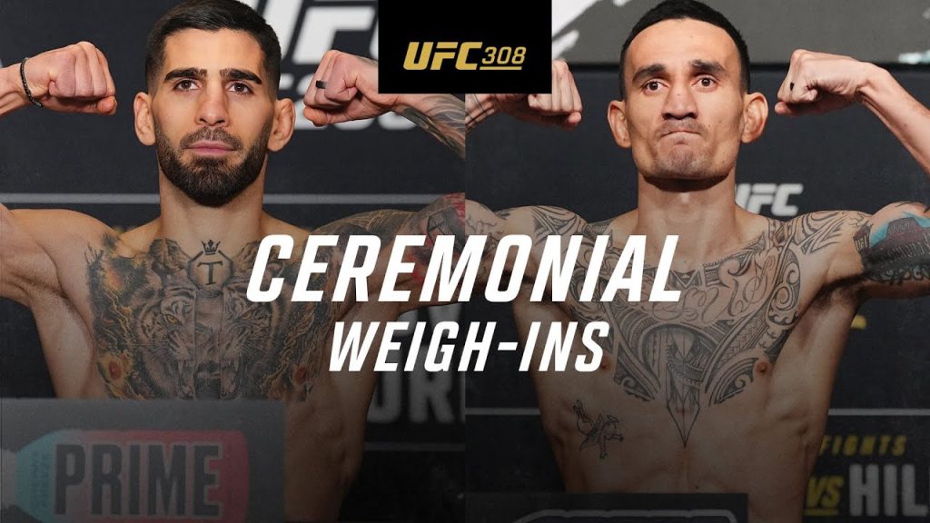 UFC 308 weigh-in results and video – Topuria vs. Holloway UFC 308 weigh-in results and video – Topuria vs. Holloway