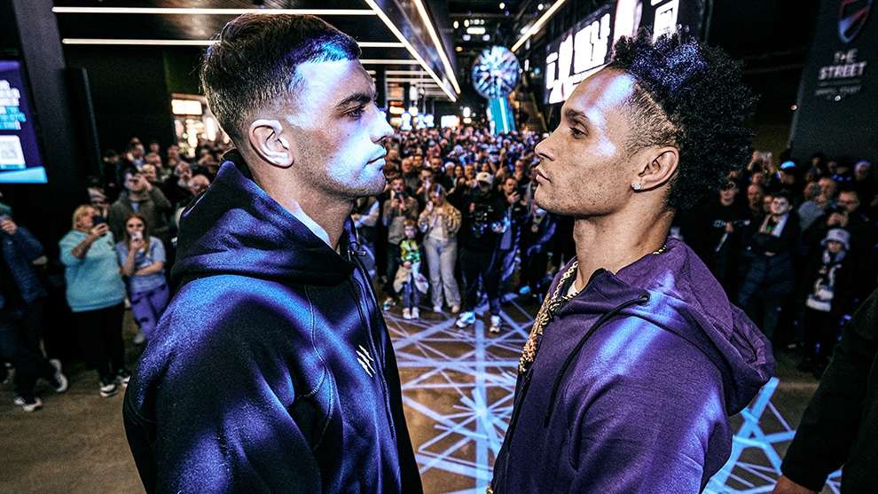 Jack Catterall and Regis Prograis weigh in