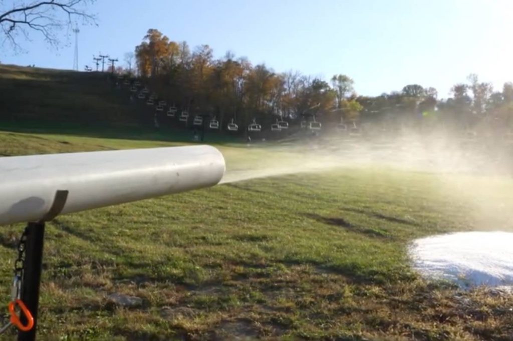 Indiana Ski Area Tests New 'All-Weather' Snowmaking Indiana Ski Area Tests New 'All-Weather' Snowmaking