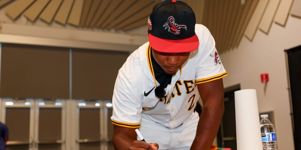 Best hitter in the world? Bucs prospect will do whatever it takes Best hitter in the world? Bucs prospect will do whatever it takes