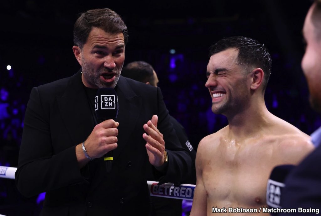 Hearn Says He’d Love To See “The Most Underrated Fighter In the World” Jack Catterall “Give Teofimo Lopez An A**e Kicking!”